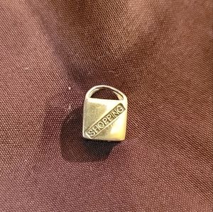 🛍️ Authentic CHAMILIA Shopping Bag charm Fits Pandora Type Bracelets